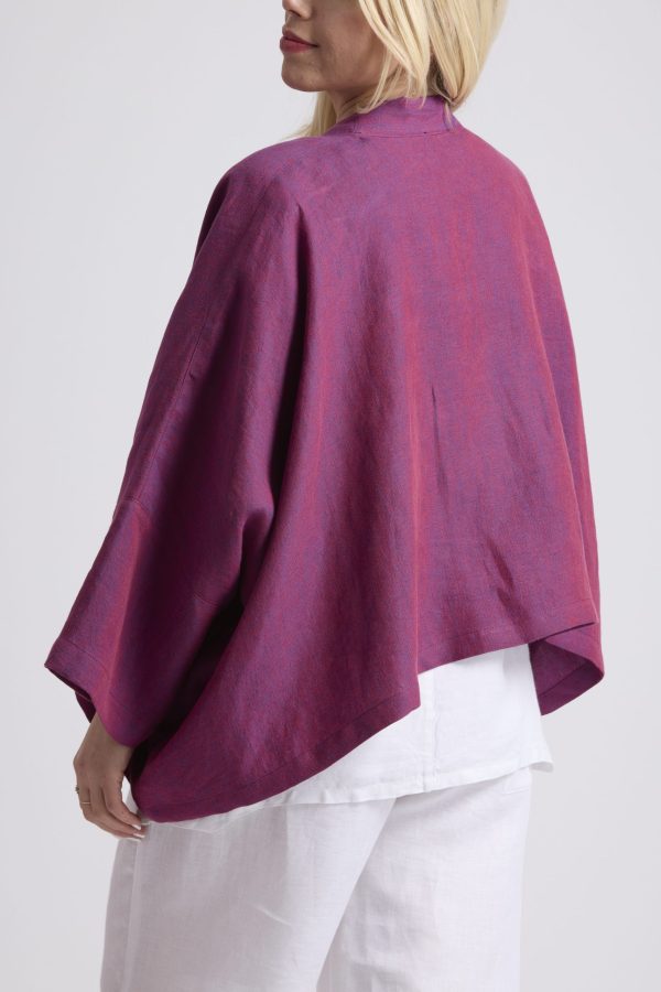 Ava - Short linen jacket - Image 4