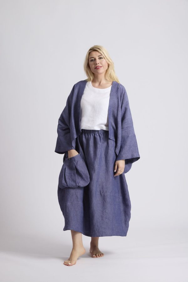 Ava - Short linen jacket - Image 5