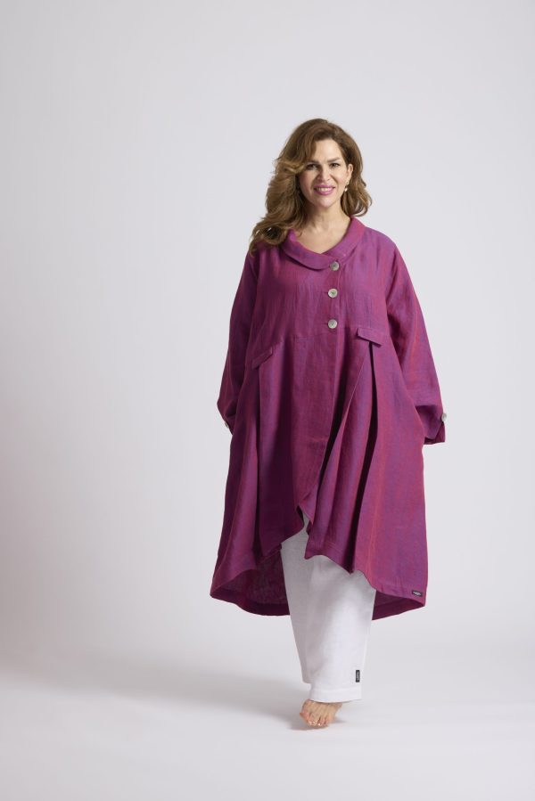 Fiona - Linen coat